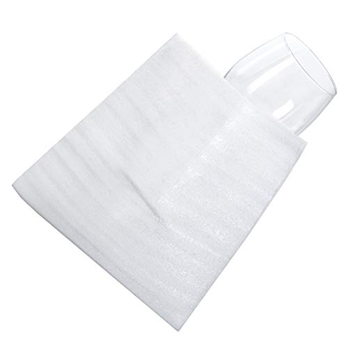 Foam Wrap Cup Pouches 9 1/8" x 9 3/4" (30 Count), Cushion Pouches to Protect Dishes, Glasses, Porcelain & Fragile Items, Packing Supplies for Moving by California Basics - Thumbnail 2
