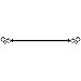 Decorative Window Curtain Rods with Finials, 66 to 120 Inches, 0.75 Diameter - Buono II, Medley Series - Lightweight & Easy to Install, Adjusts Telescopically to Fit Any Window by Achim Home Decor