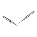 10 Degree 3.175mm Shank Cemented Carbide Engraving Bits CNC PCB Router Carving Tools Pack of 10(0.1mm)