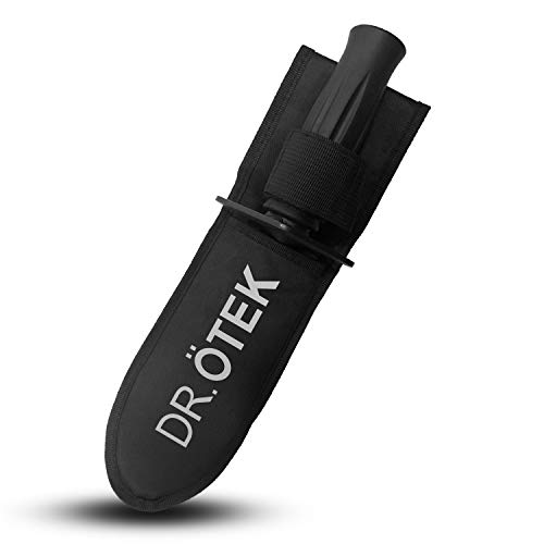 DR.ÖTEK Metal Detector Digger Tool, Sturdy Heavy Duty Double Serrated Edge Digger, Gardening Accessories with Sheath Belt Mount