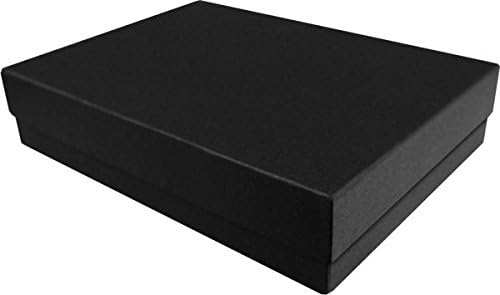10 x Black Shallow A6 Gift Box, 165 x 116 x 50mm, Black Rigid Gift / Presentation Boxes