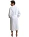 TowelSelections Mens Robe, 100% Cotton Terry Cloth Bathrobe, Soft Kimono Bath Robe for Men Medium/Large White
