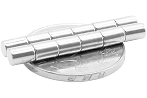 SylvanFactory 20-1000pcs 4x6mm Neodymium Rare Earth Micro Super Circle Round Sheet Small 4 * 6mm(20pcs)