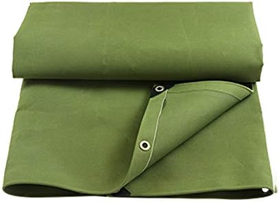Thickened Waterproof Cloth Waterproof Sunscreen Pure Canvas Tarpaulin Canvas Waterproof Cloth Truck Tarpaulin Sunshade Awning Cloth Thin Section (420/ Square Meter, Thickness: 0.61mm) (Size : 2mx4m)