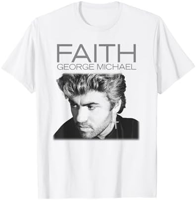 Amazon.com: George Michael Faith Tour T-Shirt : Clothing, Shoes