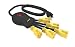 Stanley 31500 Power Squid with 5-Grounded Outlets, Black/Yellow