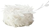 May Arts Ribbon, White Leaves