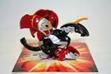 Bakugan Evolution Pyrus Red / Black / Silver Helios MK2 540G Japanese Exclusive - Loose Figure No Cards