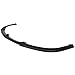 Front Lip Compatible with 2010-2013 Mazda 3, Sport Style Unpainted Black Polyurethane (PU) Spoiler Splitter Valance Chin Bodykit by IKON MOTORSPORTS, 2011 2012
