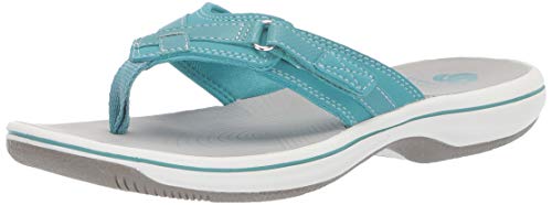 6 CLARKS+Womens+Breeze+Sea+Flip+Flop