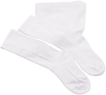 Vearin Toddler Girls' Seamless Cotton Footed Tights (Small:2-4 Years, White)