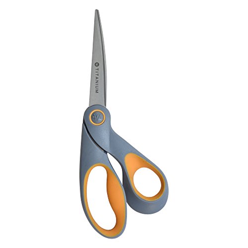 UPC 073577147317, Westcott ExtremEdge Adjustable Tension Titanium Bonded Scissors, 8&quot; Bent, Gray