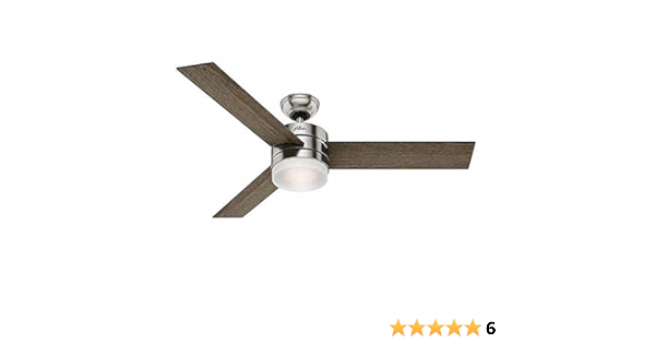 Hunter Exeter Ceiling Fan With 9 Watt Dimmable Led Bulbs And Handheld Remote Whisperwind Motor Tools Home Improvement Hunter Exeter Ceiling Fan With 9 Watt Dimmable Led Bulbs And Handheld Remote Whisperwind Motor Tools Home Improvement