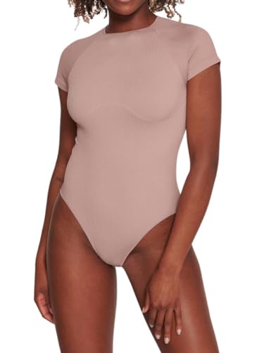 sloggi Donna Ever Infused Aloe St Sleeve Body, Foggy Mauve, S