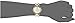 GUESS Women's U0767L2 Dressy Gold-Tone Watch with White Dial , Crystal-Accented Bezel and Stainless Steel Pilot Buckle