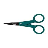 Fiskars 199940-1004 Non-Stick Scissors, Green Teal/Black