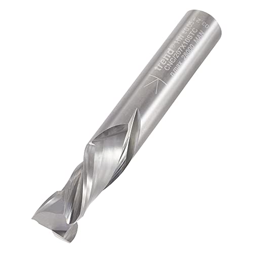 Trend CNC Compression Spiral Router Cutter, 10mm Shank, 10mm x 22mm Cut