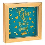 Shudehill Wooden Novelty Fun Money Box Saving Pot Gift, Gin