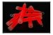 25pcs 6inch Industrial Grade Glow Sticks Camping Emergency Outdoor Light Redthumb 2