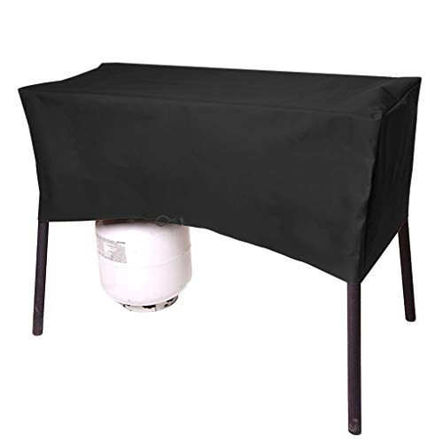 ProHome Direct Heavy Duty Patio Cover Fits for Camp Chef 3 Burner Stoves, Including Models TB90LW, TB90LWG, TB90LWG15, DB90D, SPG90B,PRO90,43" L x 16" H x 16" W, Black - Thumbnail 2