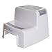 Dreambaby 2-Up Step Stool - Toddler Step Stool for Bathroom Sink and Kids Toilet Potty Training - Step Stool for Toddlers with Non-Slip Base and Carry Handles - Supports up to 175lbs Weight Capacity
