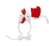 Kirei Sui White 3D Headband Chicken Costume Set