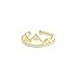 Rosa Vila Mountain Range Ring for Women, Ideal Gift for Outdoor Lovers and Hikers, Adjustable Mountain Rings for Women