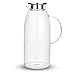 Purefold 100 Ounces Large Glass Pitcher with Lid, Hot/Cold Water Pitcher with Handle, Juice and Iced Tea Beverage Carafe