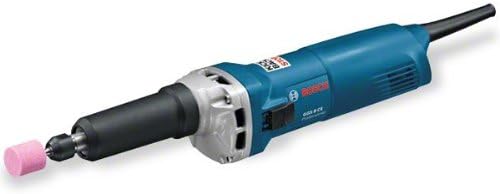 Bosch Professional Straight Grinder GGS 8 CE (240V, 750W, Includes 2X Spanner (13 and 19 mm), Collet with Locking Nut 6 mm