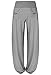 BAISHENGGT Women's Button Deco Harem Pants with Side Pockets