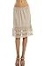 Meoldy Shop Lev Women's Double Laced Half Slip/Skirt Extender