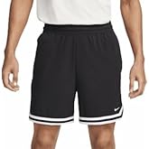 Nike DNA Men's Dri-FIT 6" UV Woven Basketball Shorts (Black/White/White, FN2659-010) Size X-Large