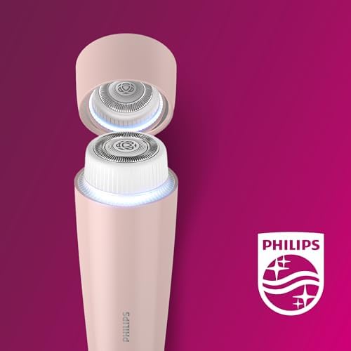 depiladora facial serie 5000, depiladora personal para mujer, sin cable y compacta, con cabezal hipoalergénico, eliminación del vello facial suave y rápida, retoques fáciles, modelo BRR454/00