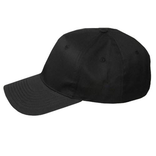 New High Profile Twill Cap-Black