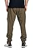 PROGO USA Men's Joggers Sweatpants Basic Fleece Marled Jogger Pant Elastic Waist (Medium, Olive)