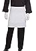 Chef Works Unisex Half Bistro Server Apron, White, One Size