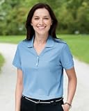 Devon & Jones Women's Pima Pique Short-Sleeve Polo