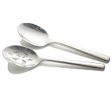 Enwinner Stainless Steel Soup Buffet Colander Serving Spoons, Pack Of 2, Lenght 9