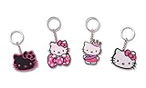 FINEX Set of 4 Hello Kitty Keychain for Backpack School Bag Handbag Tote Daypack - Random