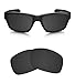 Littlebird4 1.5mm Polarized Replacement Lenses for Oakley Jupiter Squared Sunglasses OO9135 - Dark Black