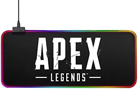 Apex Legends Gaming Mouse Pad 9 RGB Glowing Modes 31.5x11.8''