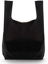 Sabco 100 Black Vest Carrier Bags 11x17x21" Heavy Duty 20mu Plastic Bags view 3