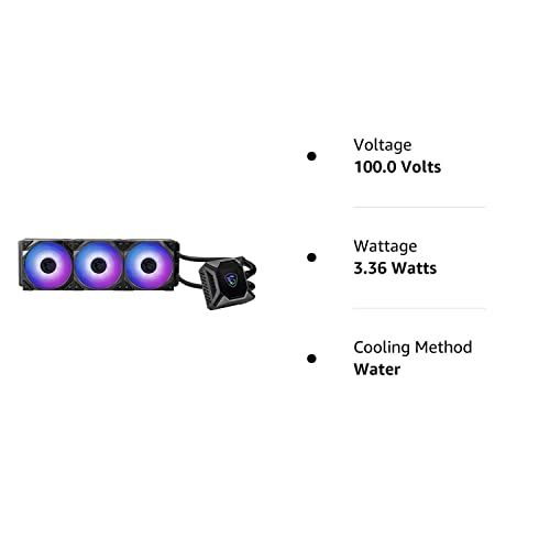 MSI MPG CoreLiquid K360 AIO CPU Liquid Cooler 2.4" LCD Screen