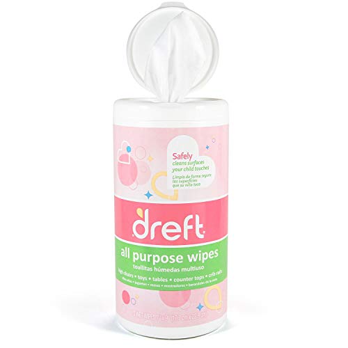 image for Dreft Multi-Surface All-Purpose Gentle Cleaning Wipes for Baby Toys, C