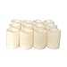 UPBASICN 12 Pieces LED Flameless Battery-operated Votives Candles/Unscented LED Candles/Flameless Candles/Flickering Tealights for Garden wedding,Party,Festival Decorations etc (Batteries Included)