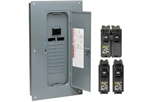 SCHNEIDER ELECTRIC Square D HomeLine 100 amps 120/240 Volt 20 Space 40 Circuits Combination Mount Main Breaker Load Center