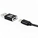COOLBEE Type C to USB 3.0 Adapter[Pack of 2 USB-C (Type C) Female to Type A USB 3.0 Male Converter Connector Adapter for USB C to USB Cable/Type C Devices - Black