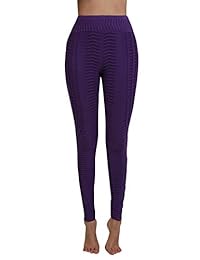 Leggings para dama, levantamiento de botones, cintura alta, para entrenamiento de yoga