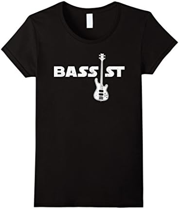 Women's Bassist T Shirt Bass Player T Shirt Bass Player Gift. Small Black