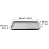 Salter BW02775G Baking Tray, Non-Stick Carbon Steel Oven Sheet, Flat Cooking Pan For Cookies, Roasting, Vegetables, Oven…